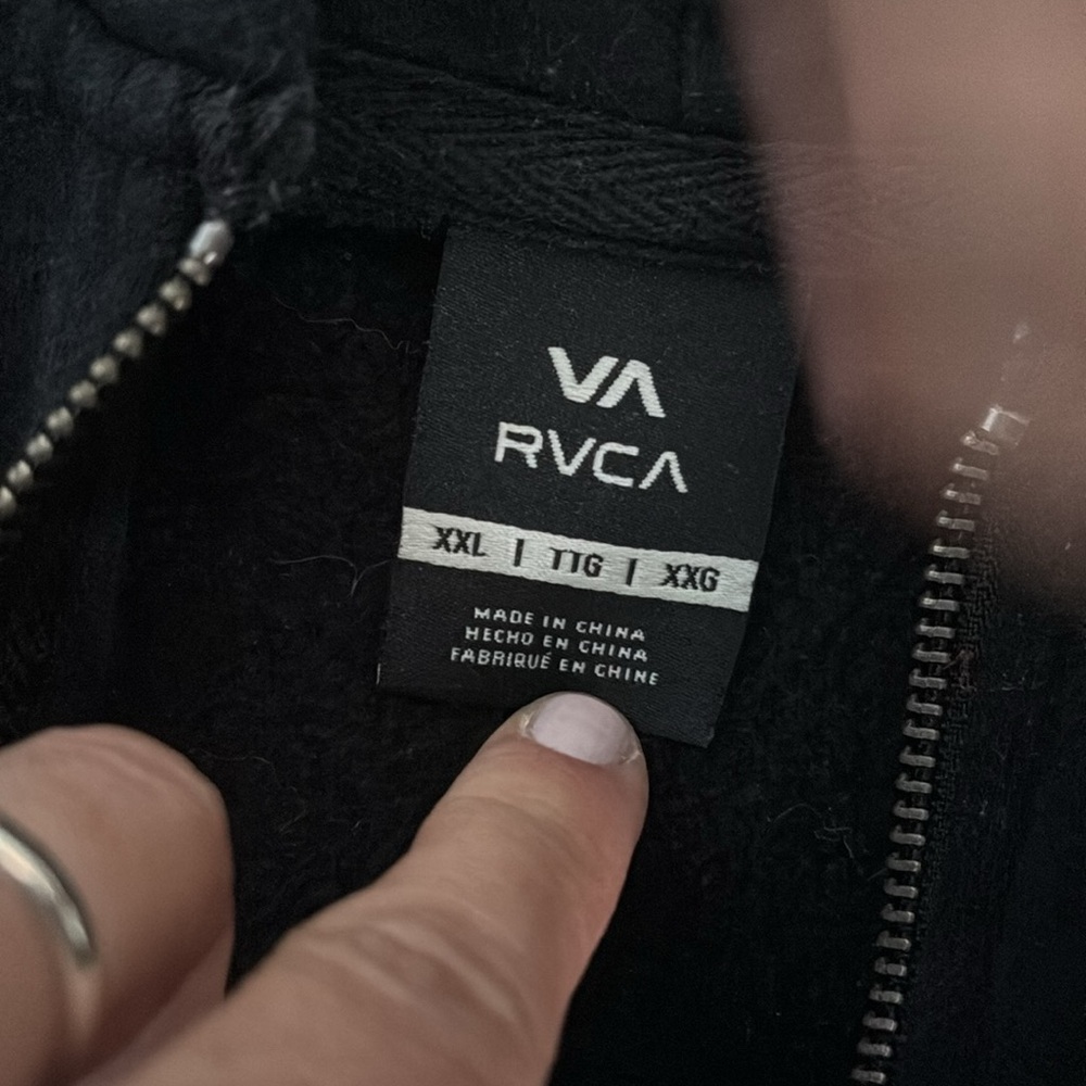 Black RVCA Graphic Sweatshirt - Picture 4 of 4